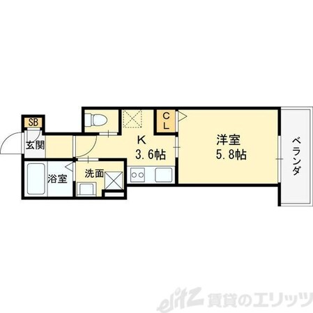 仮称)高槻市赤大路共同住宅の物件間取画像